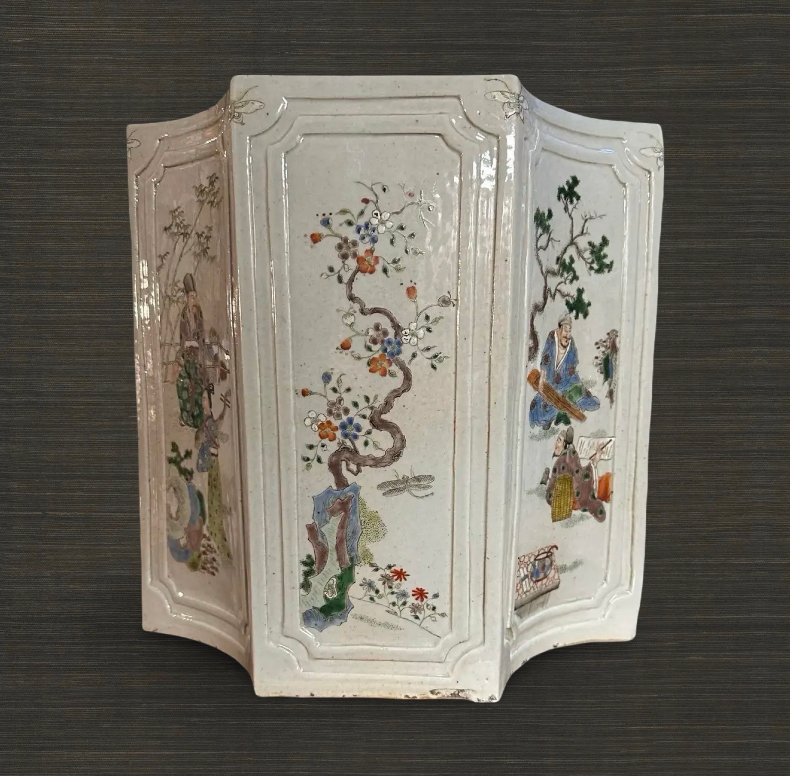 Yongzheng Period (1722-1735) Porcelain Jardiniere, With Fine Enameling