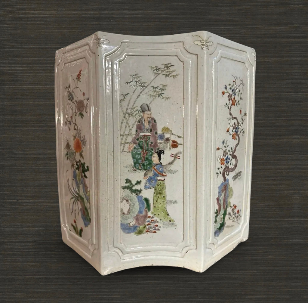 Yongzheng Period (1722-1735) Porcelain Jardiniere, With Fine Enameling
