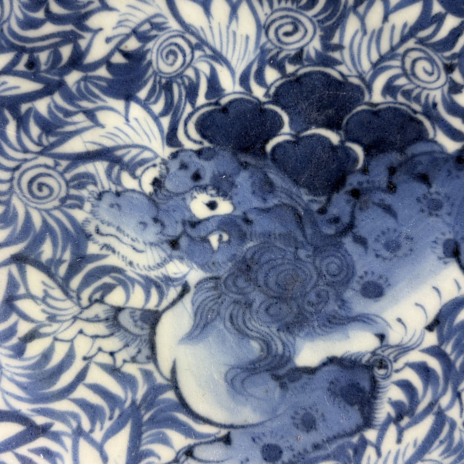 Blue and White Shishi Charger