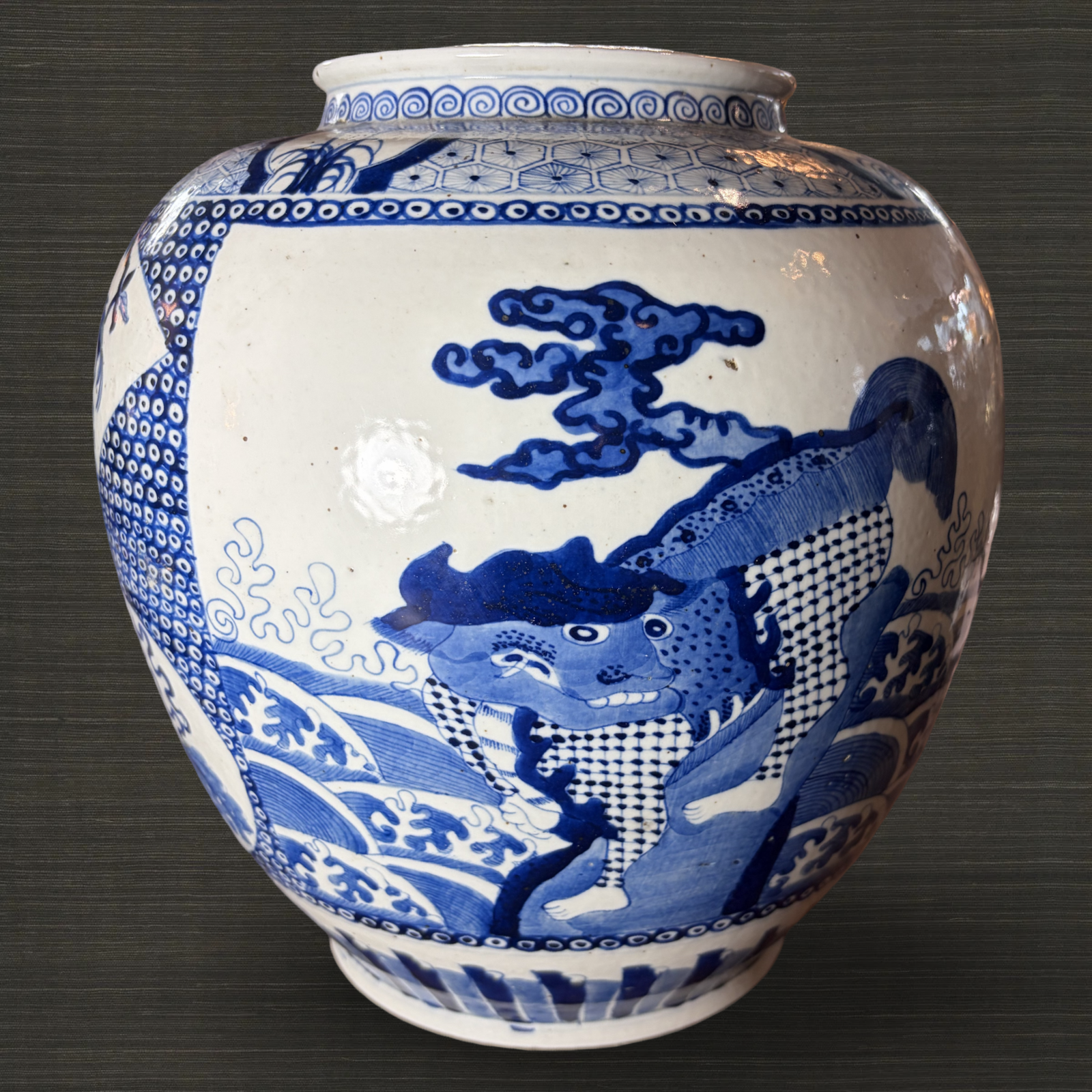 Foo Dog Ginger Jar