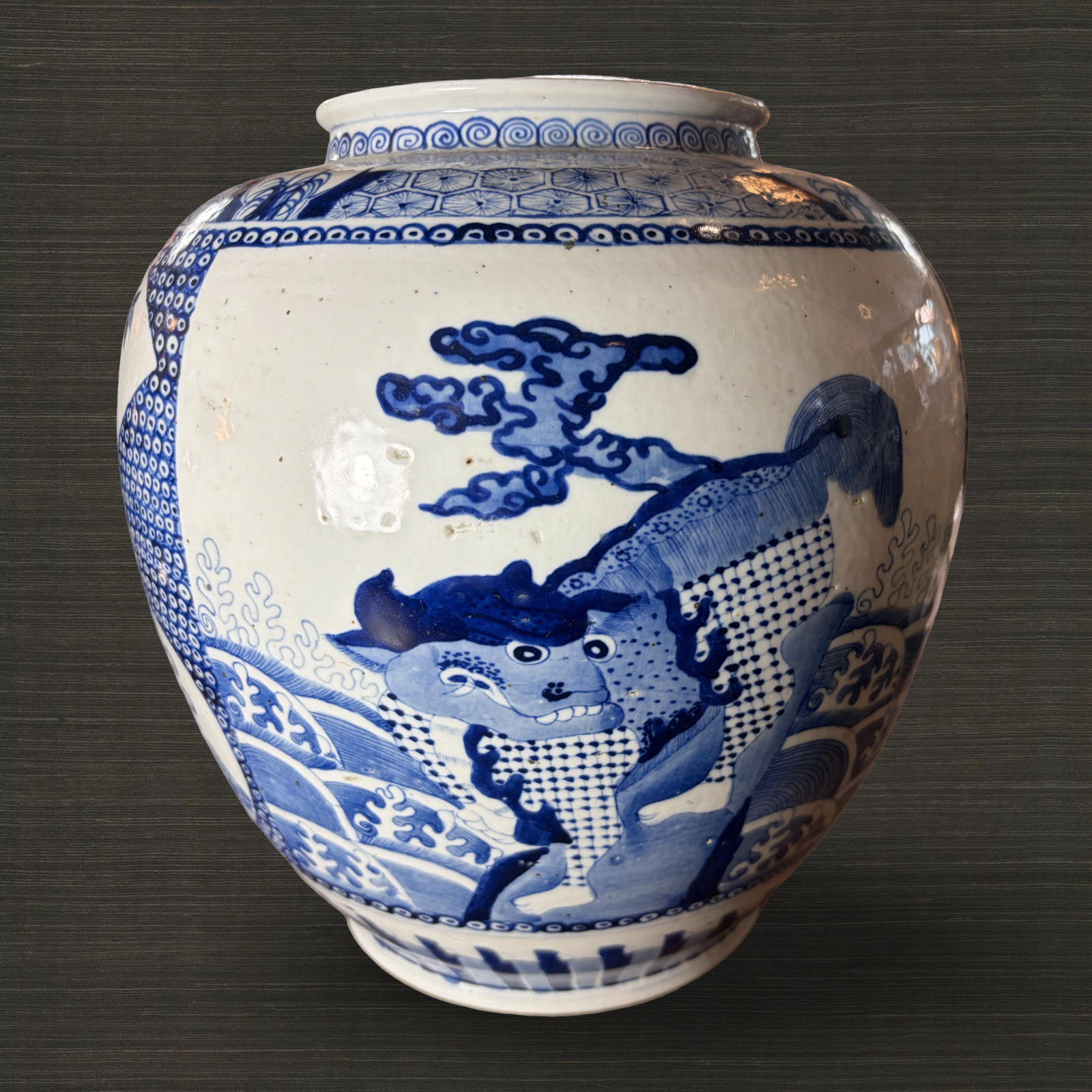 Foo Dog Ginger Jar
