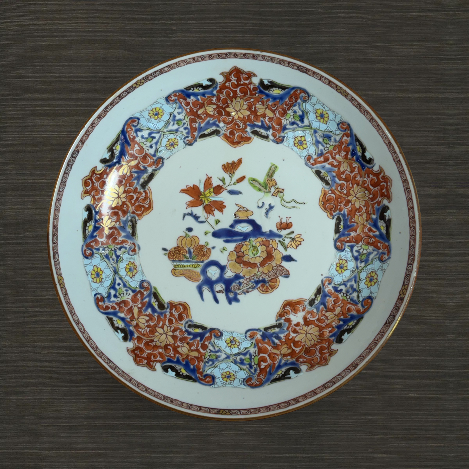 Chinese Famillie Rose Plate