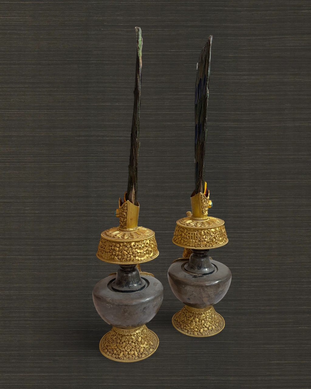 Pair of Tibetan Bhumpas