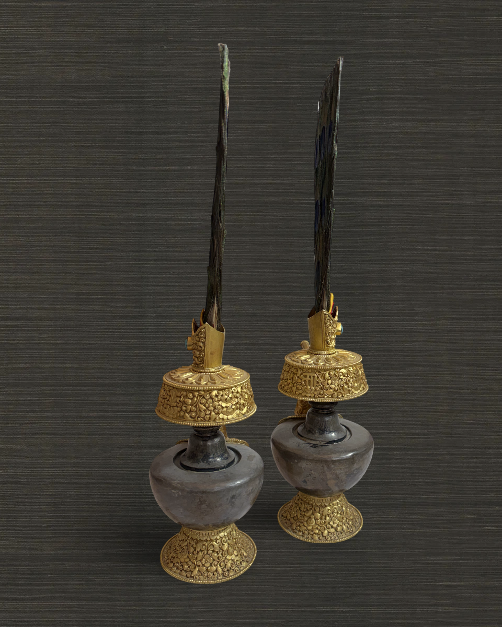 Pair of Tibetan Bhumpas