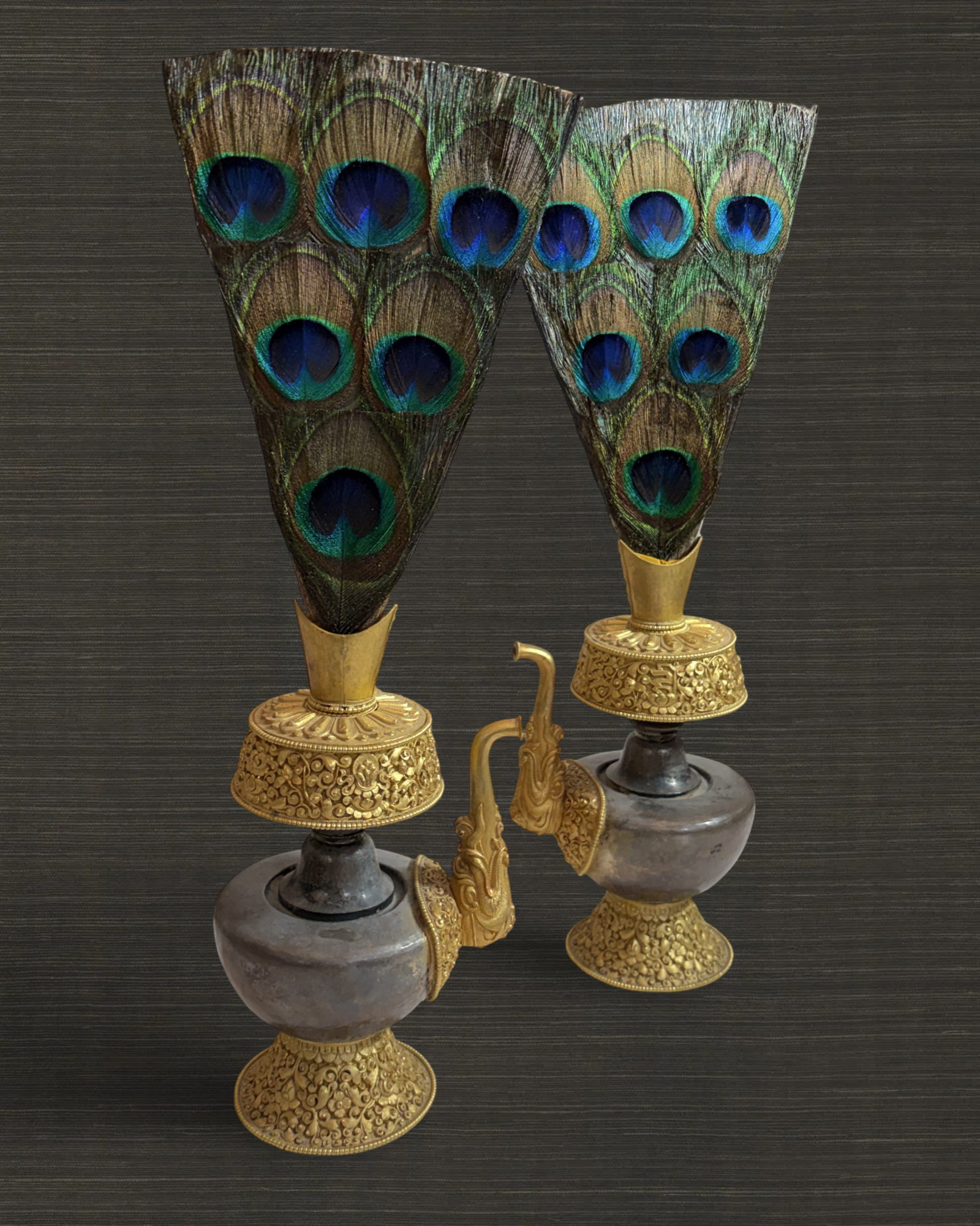Pair of Tibetan Bhumpas