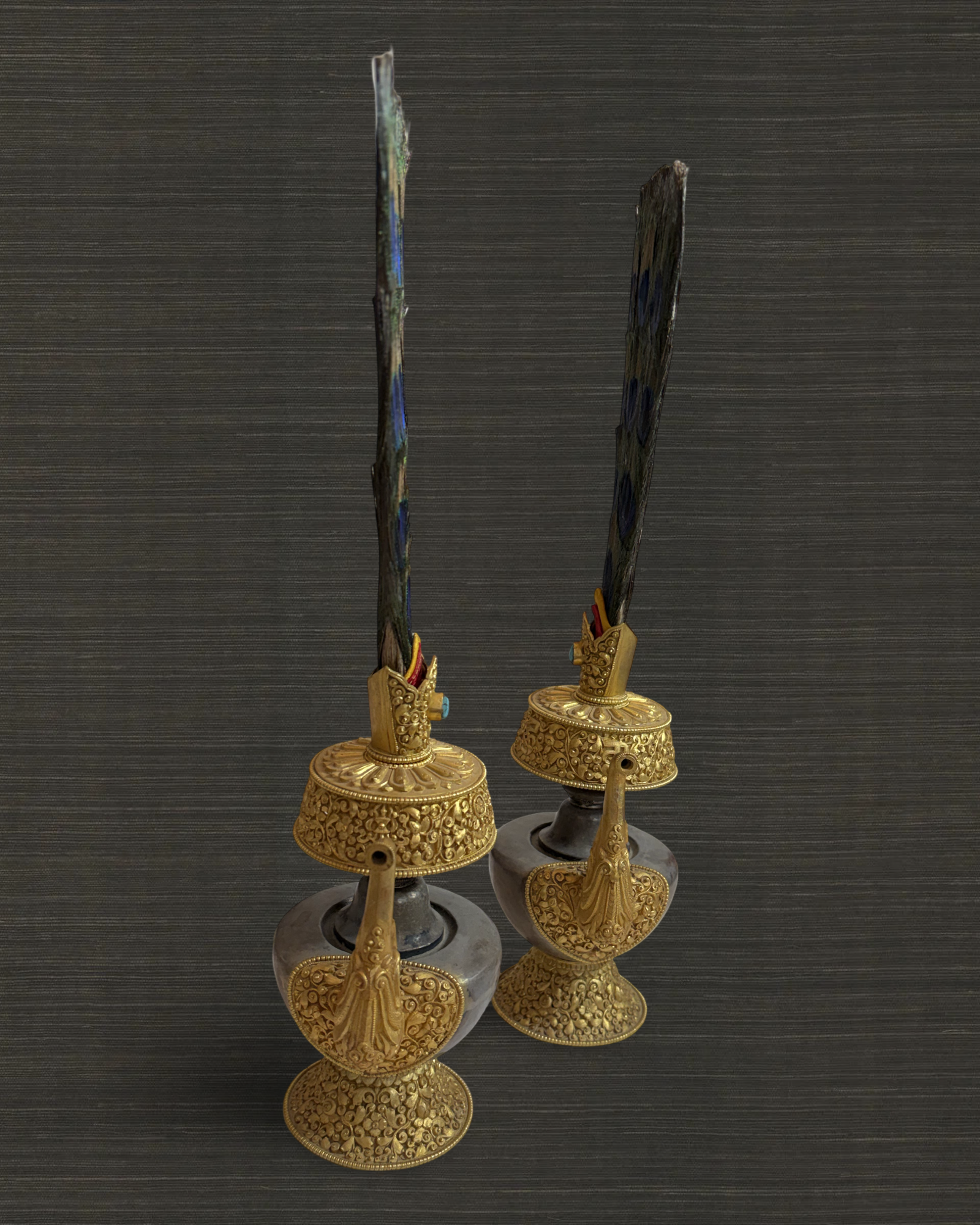 Pair of Tibetan Bhumpas