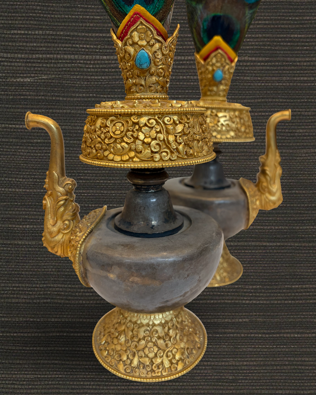 Pair of Tibetan Bhumpas