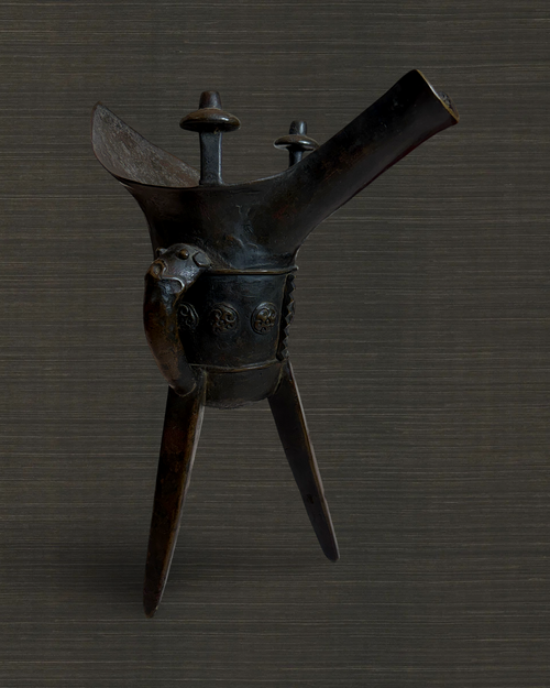 Chinese Bronze Ritual Wine Vessel