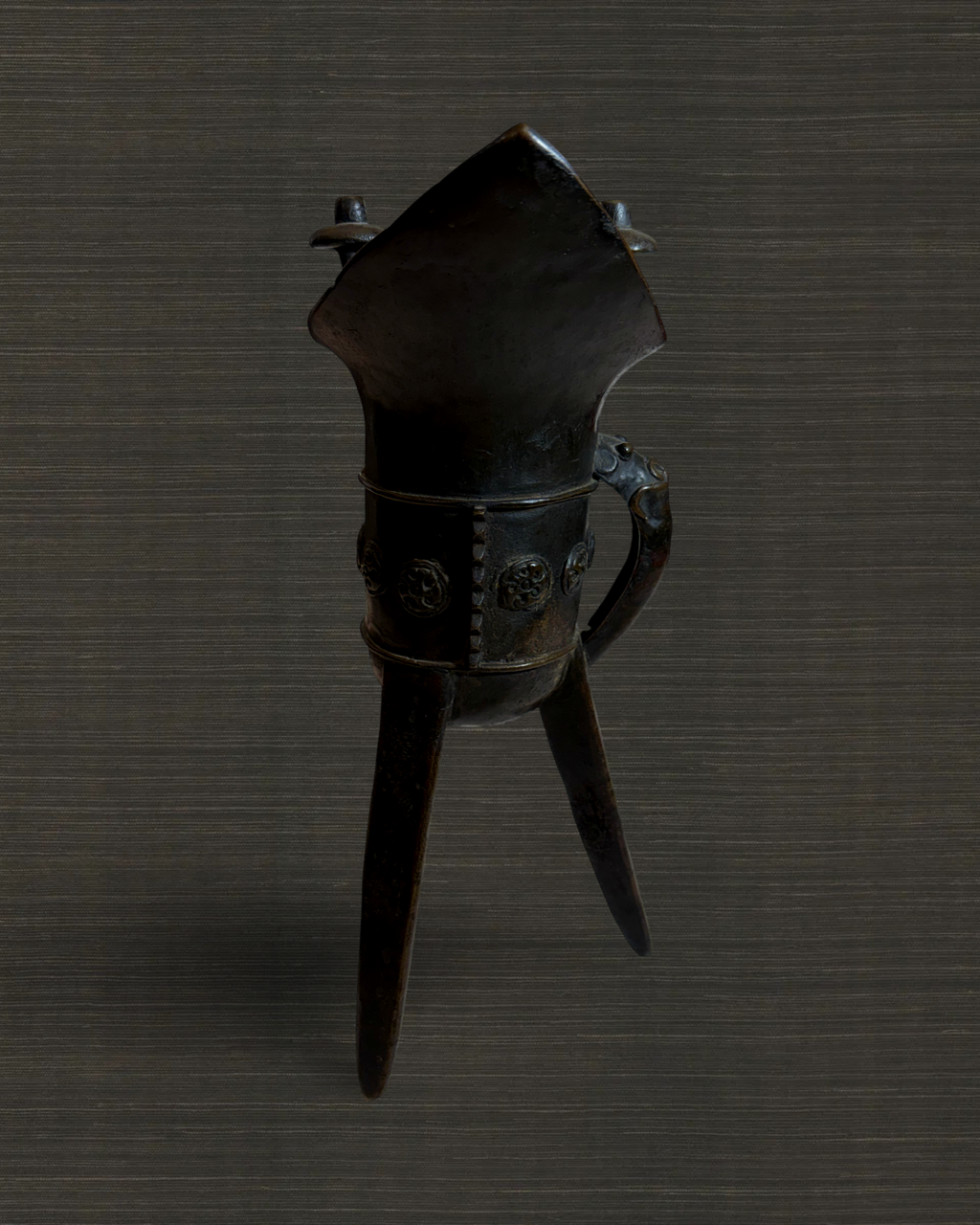 Chinese Bronze Ritual Wine Vessel