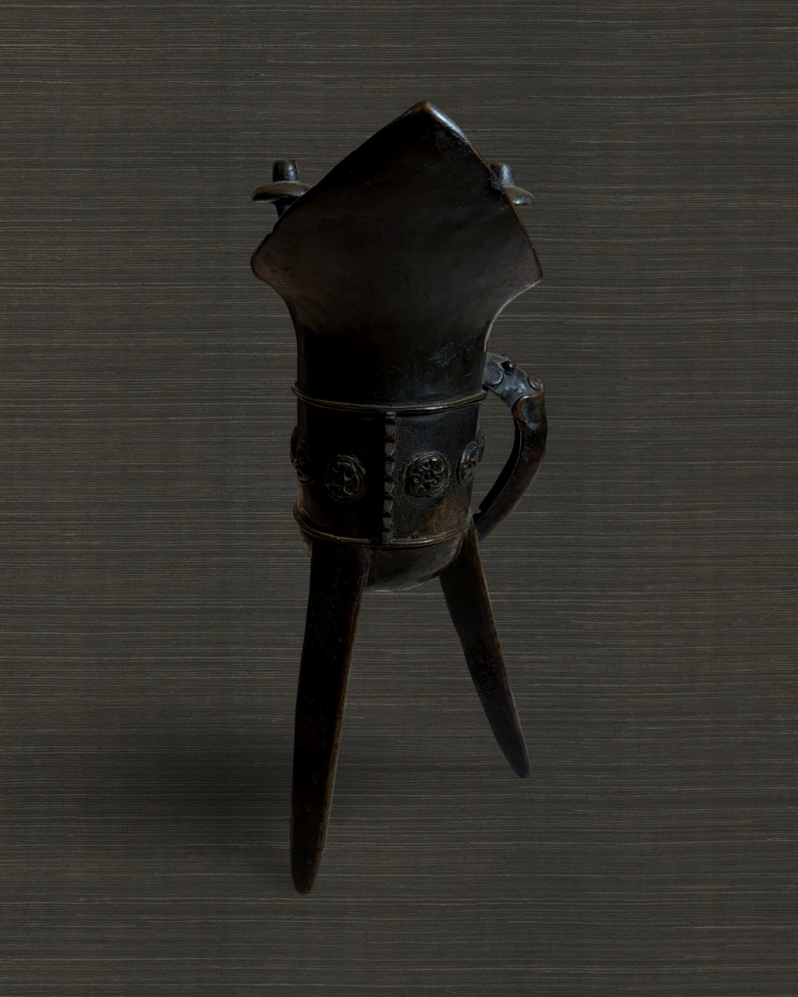 Chinese Bronze Ritual Wine Vessel