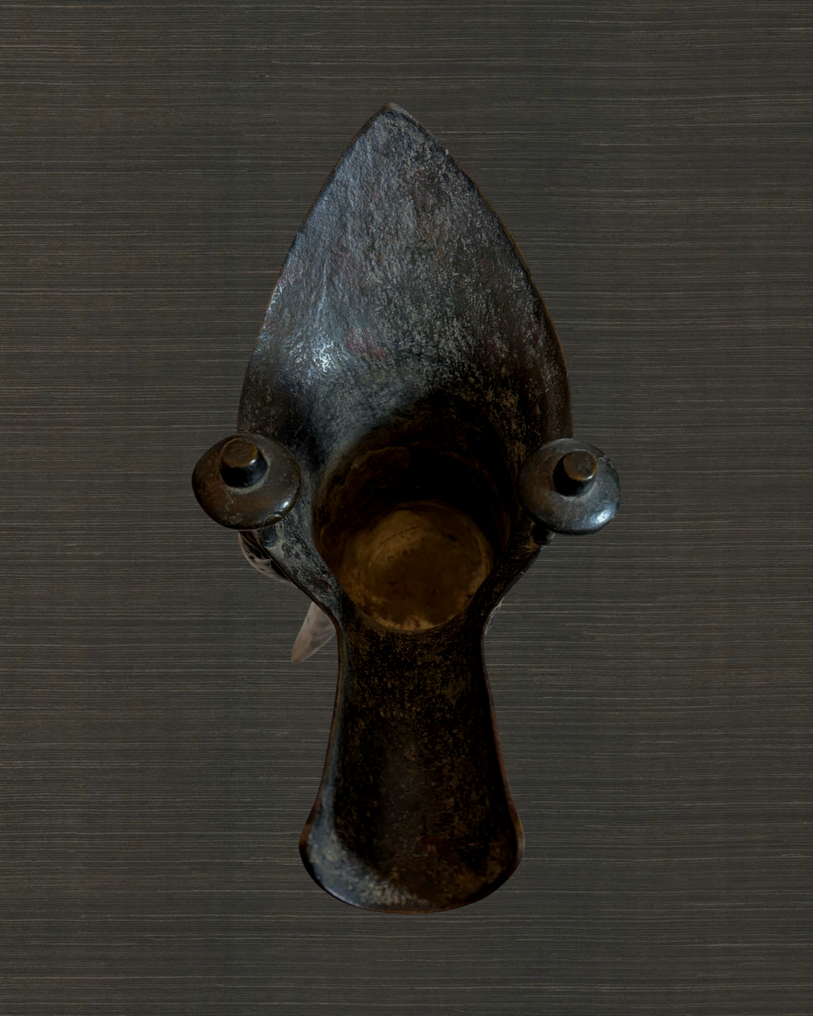 Chinese Bronze Ritual Wine Vessel