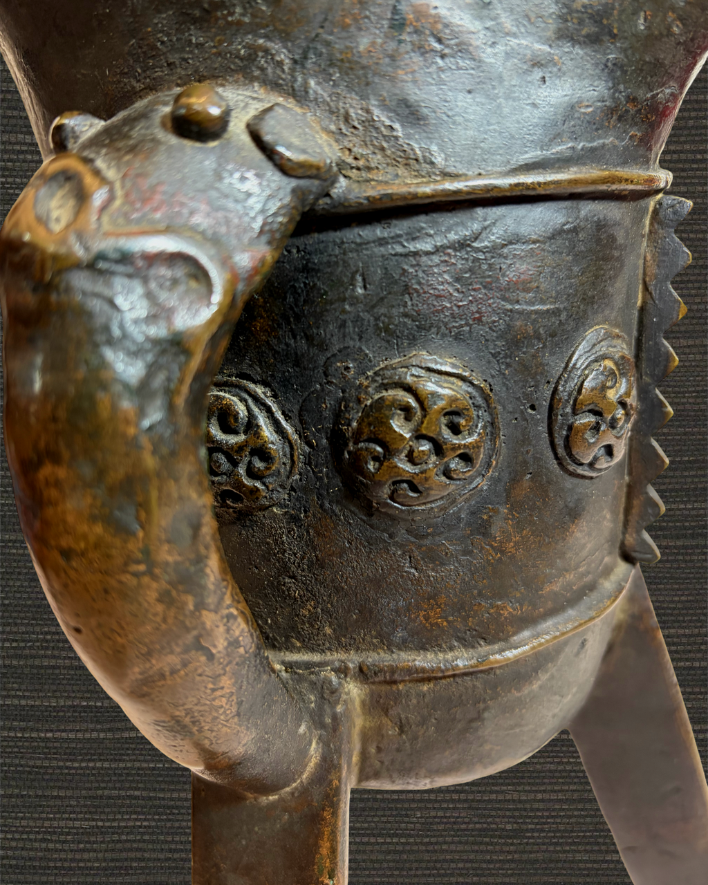 Chinese Bronze Ritual Wine Vessel