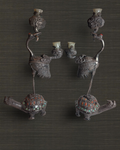 Pair of Chinese Heron Candelsticks