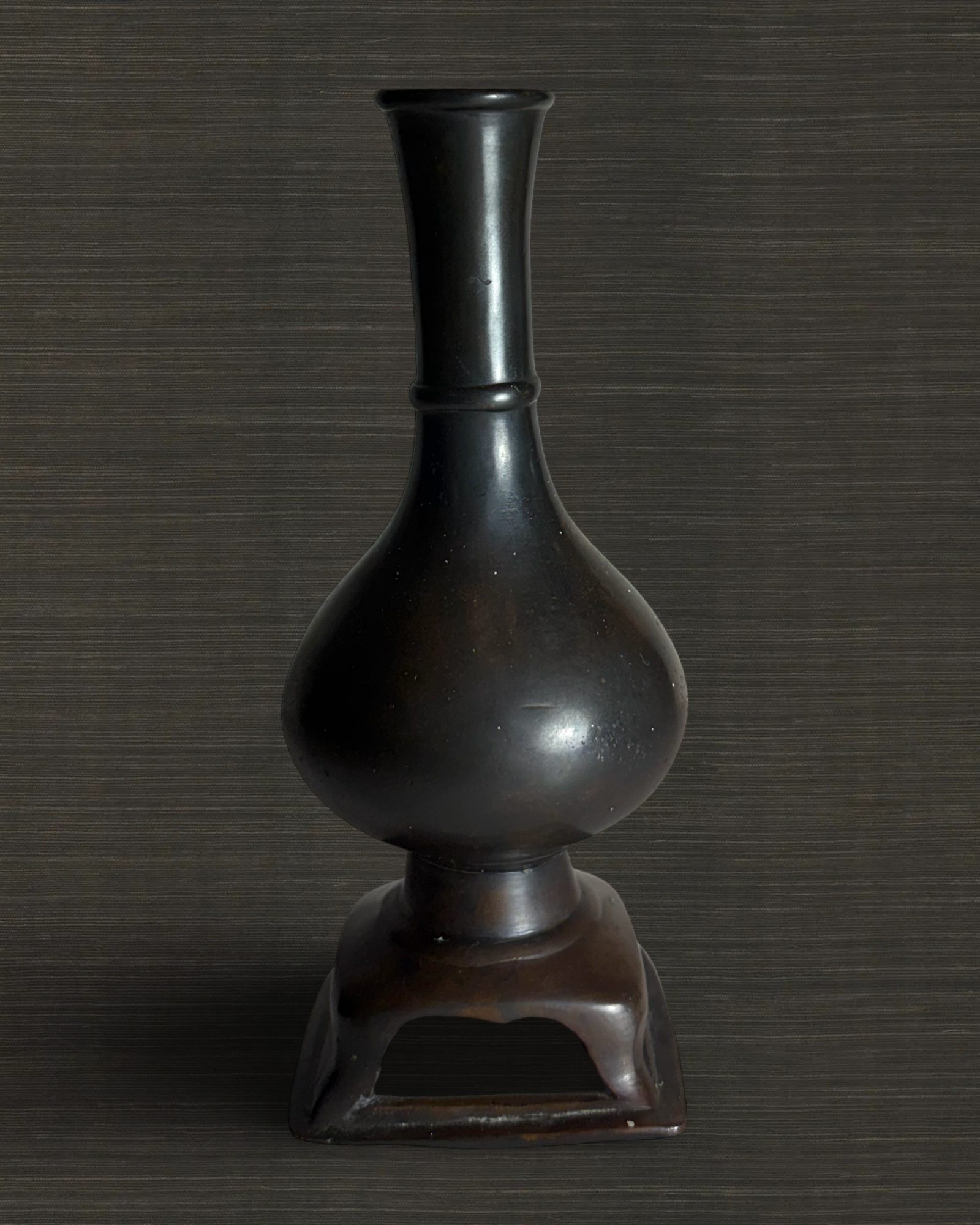 Tang Double-Gourd Bronze Vase