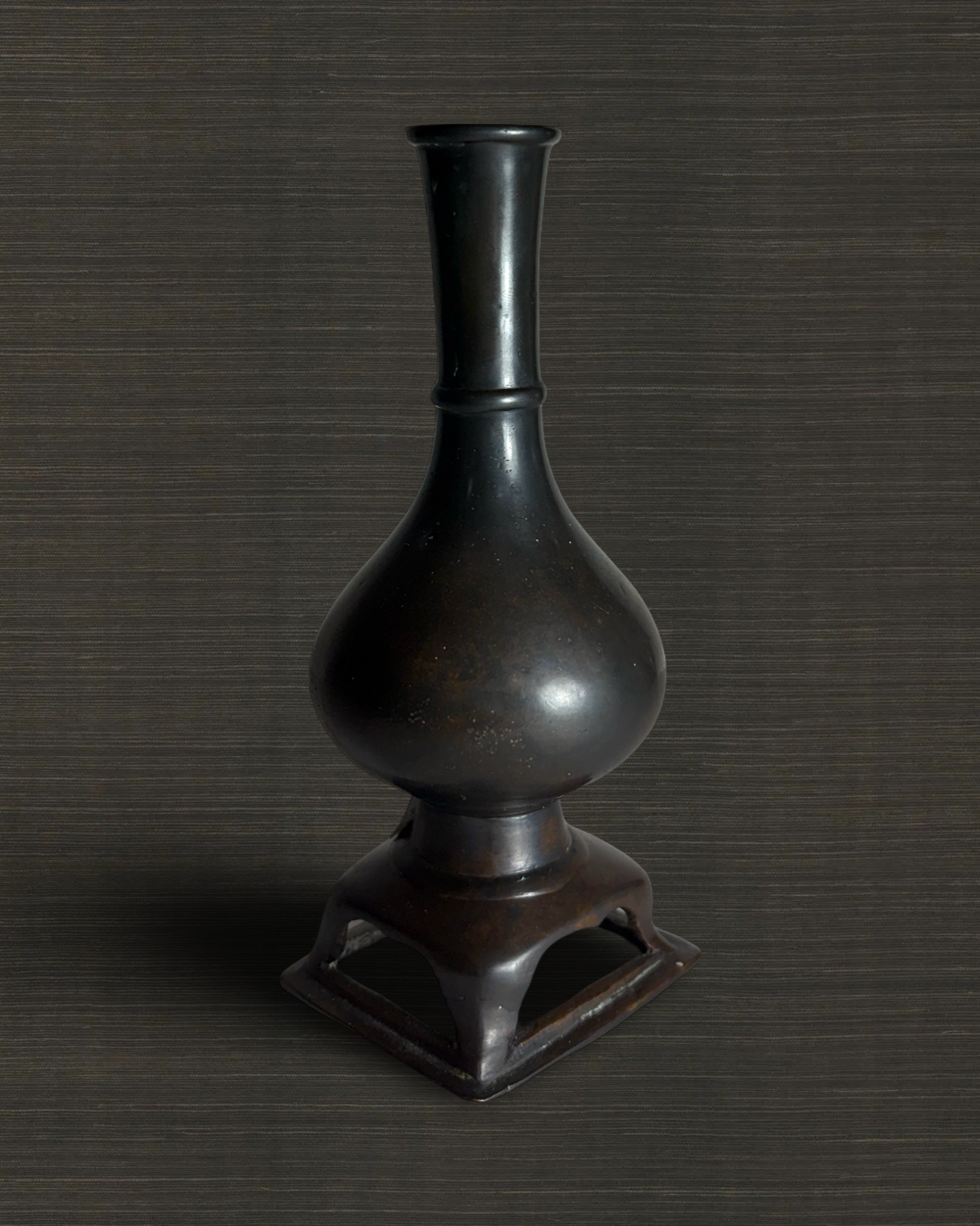 Tang Double-Gourd Bronze Vase