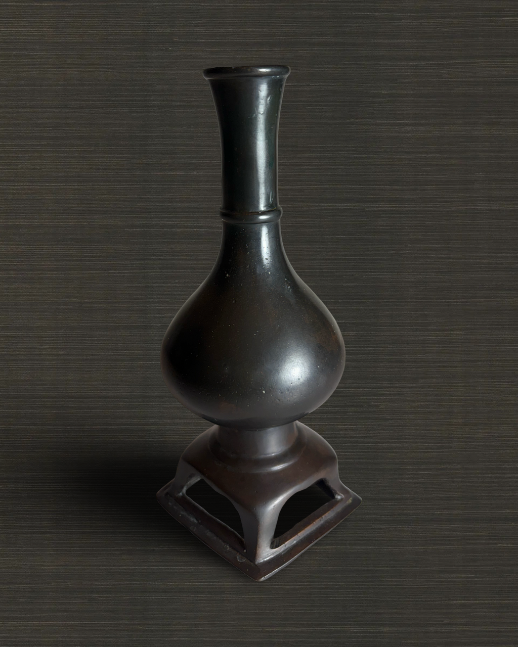 Tang Double-Gourd Bronze Vase