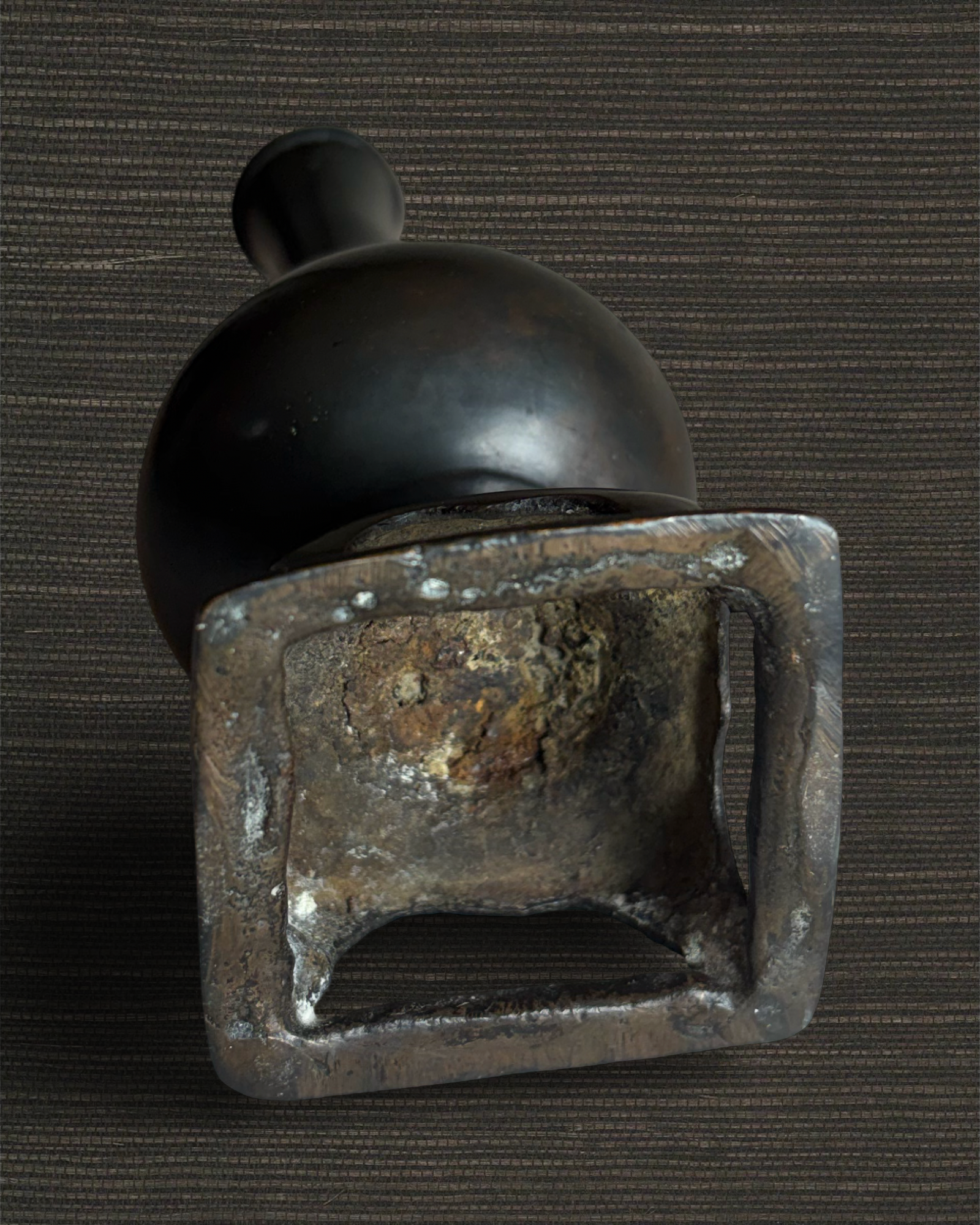 Tang Double-Gourd Bronze Vase