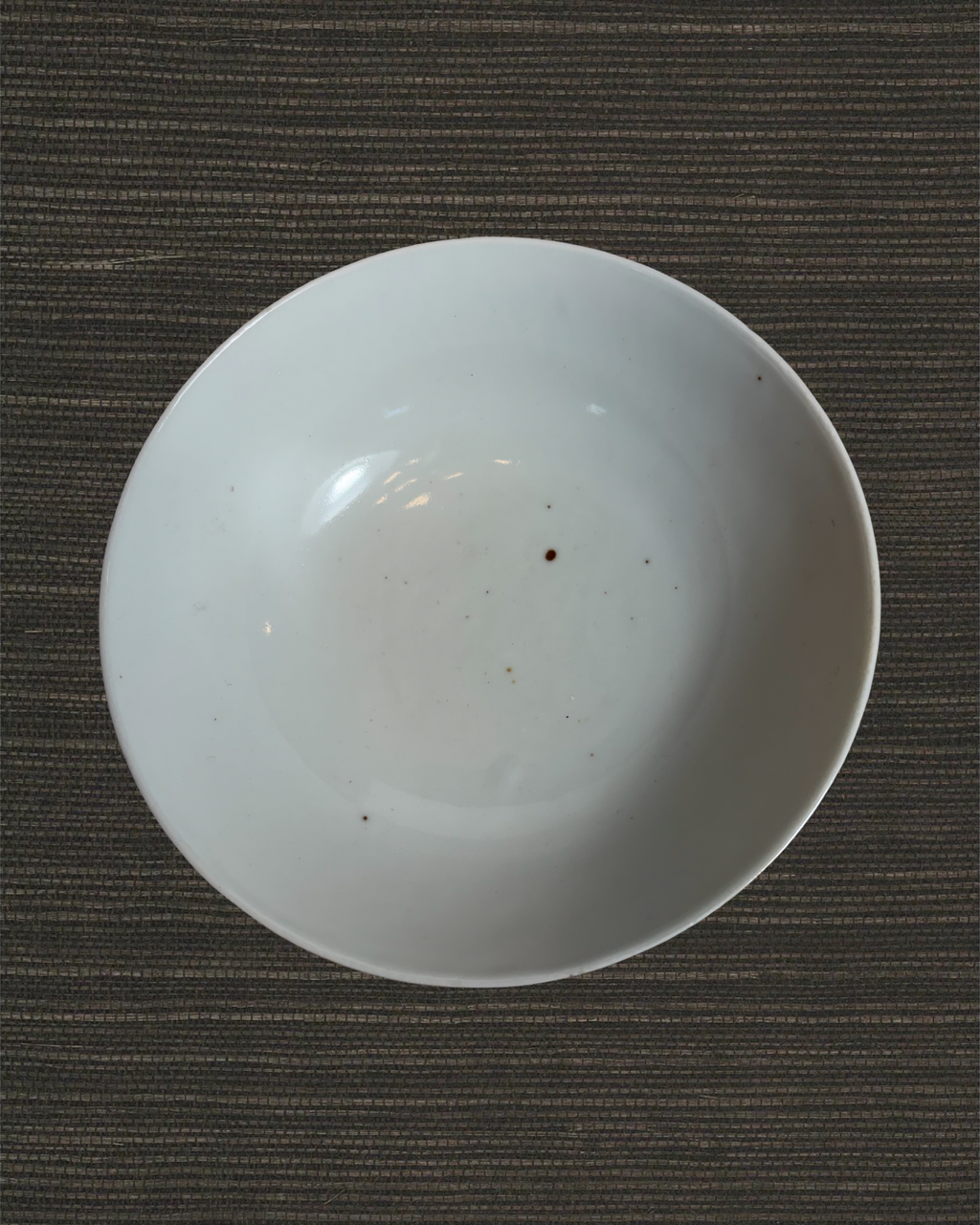 Chinese Qing Dynasty Bowl with Aubergine Elephant