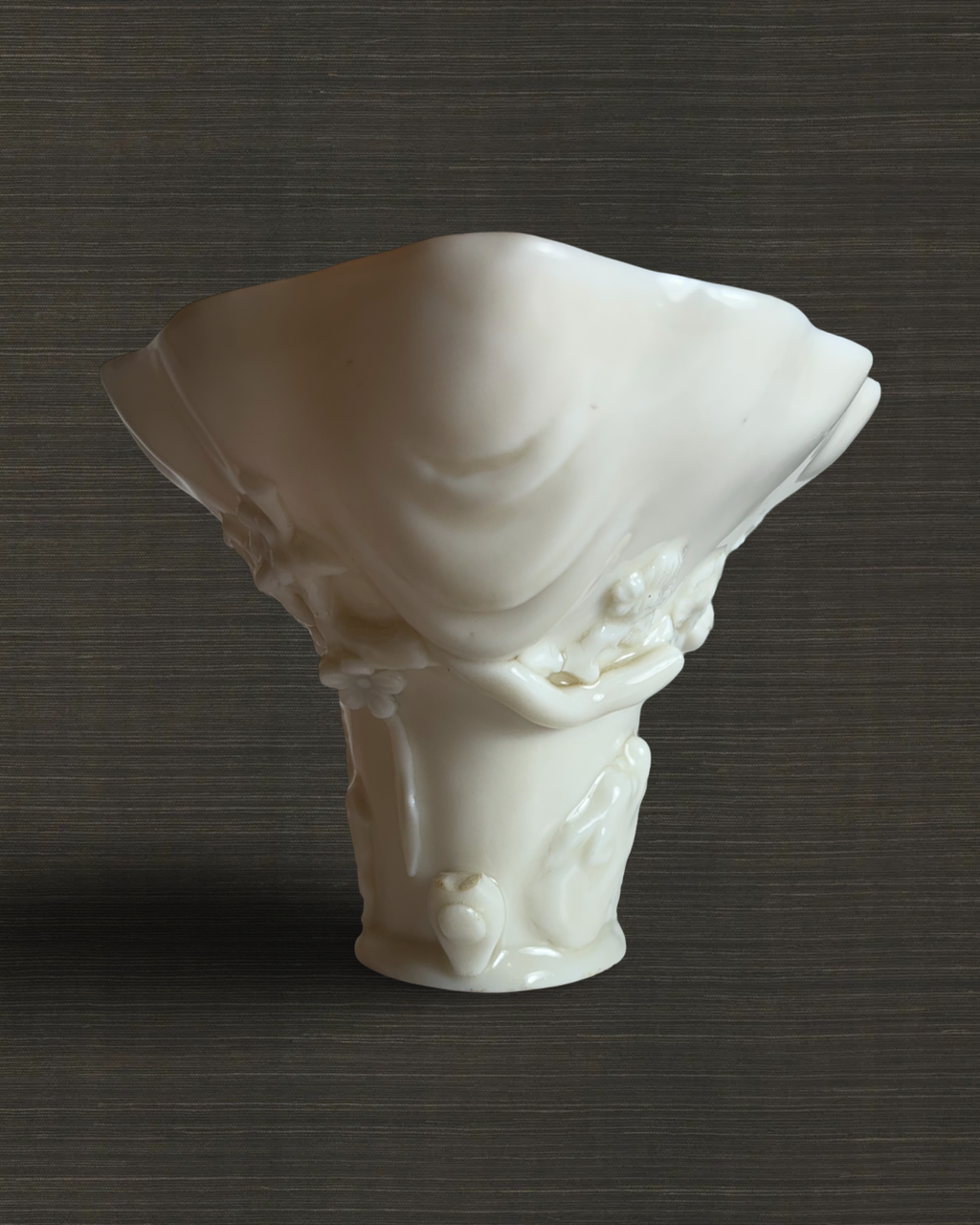 Chinese Blanc de Chine Libation Cup