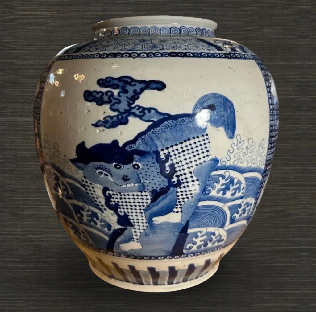 Foo Dog Ginger Jar